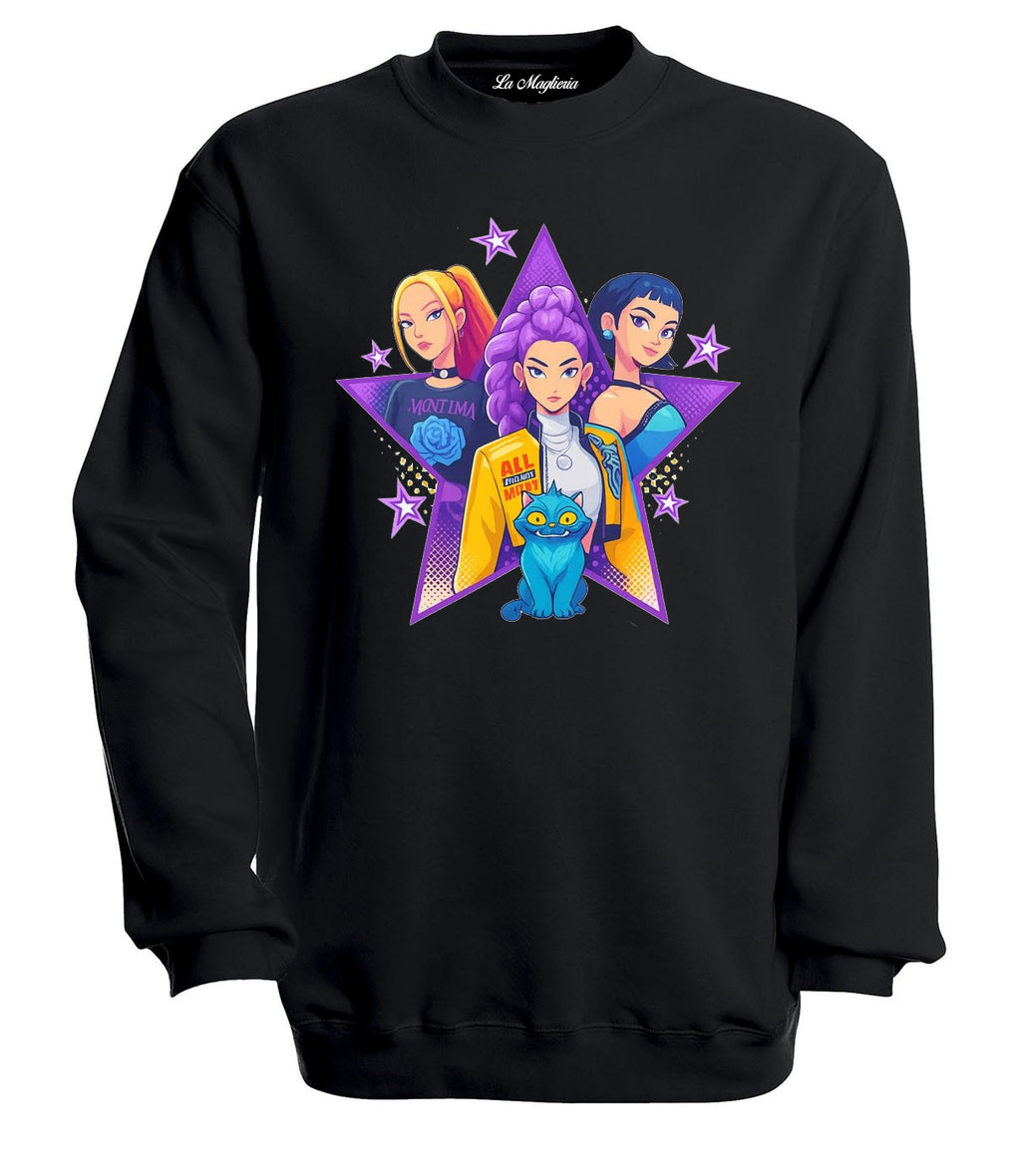 Felpa delle Huntrix - Mira, Rumi e Zoey v.5