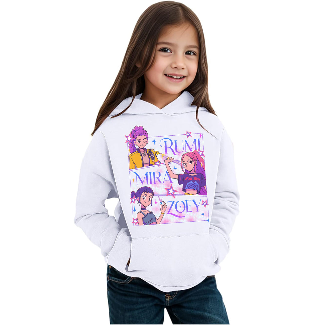 Felpa delle Huntrix - Mira, Rumi e Zoey v.4