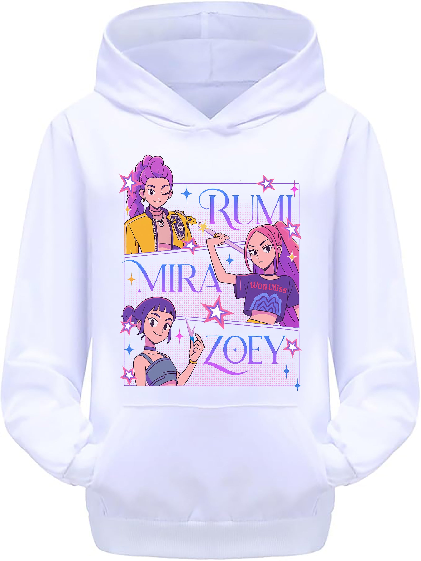 Felpa delle Huntrix - Mira, Rumi e Zoey v.4