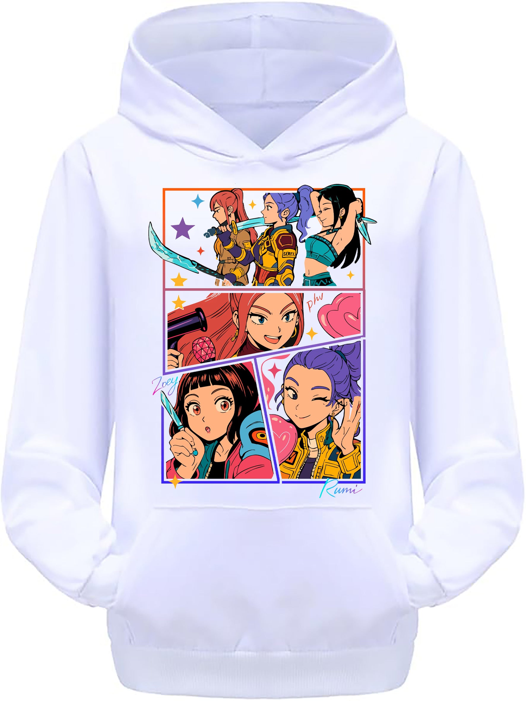 Felpa delle Huntrix - Mira, Rumi e Zoey v.3