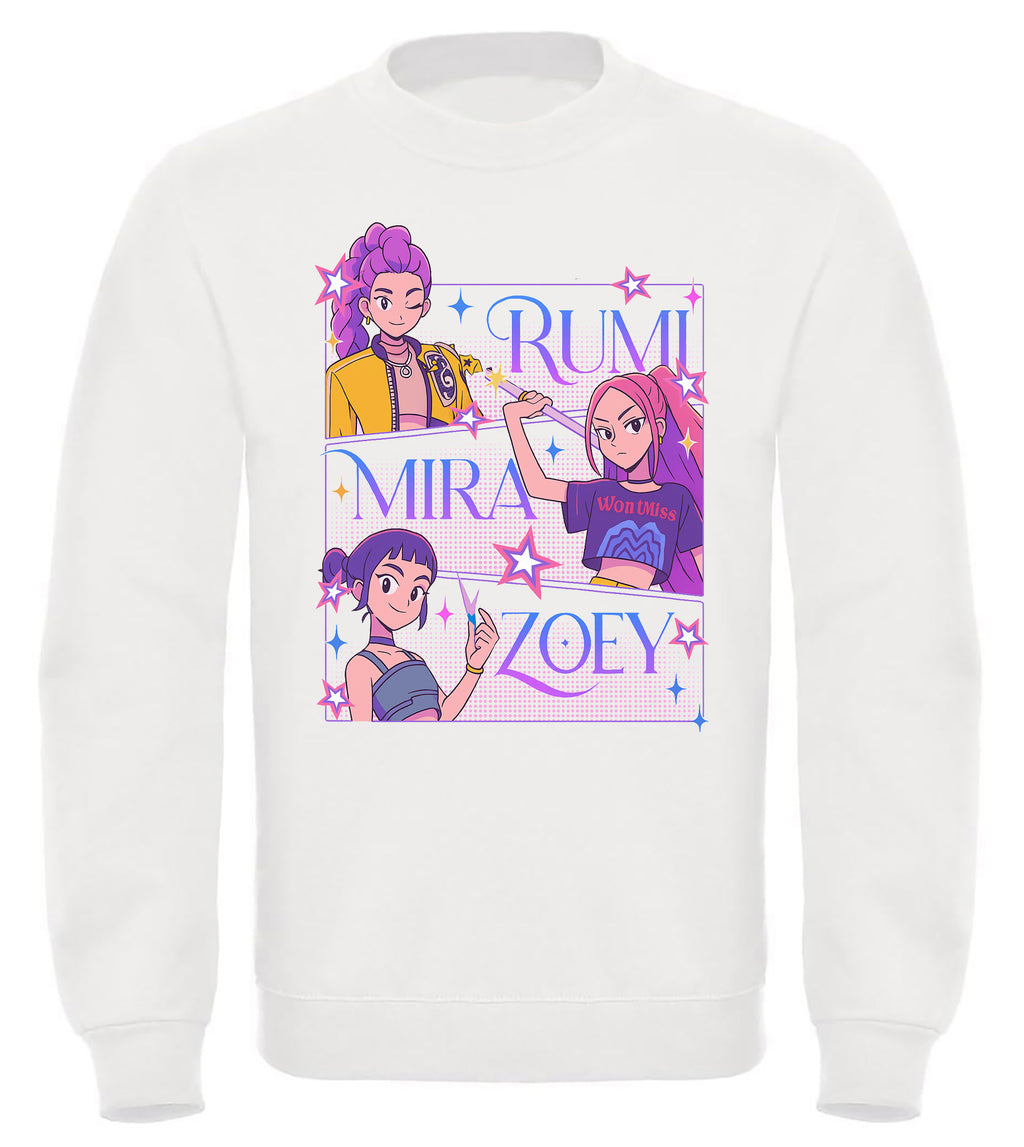 Felpa delle Huntrix - Mira, Rumi e Zoey v.4