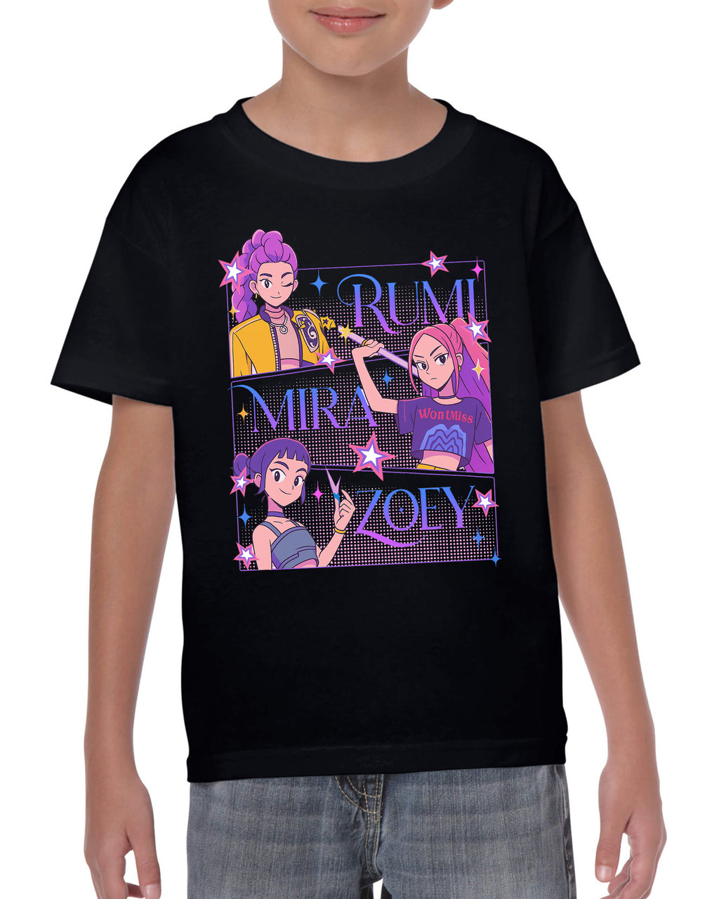 Maglietta delle Huntrix - Mira, Rumi e Zoey v.4