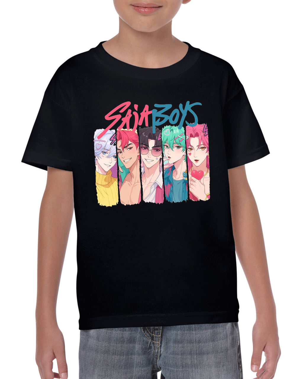 Maglietta dei Saja Boys - Jinu, Mistery, Abby, Baby, Romance v.2