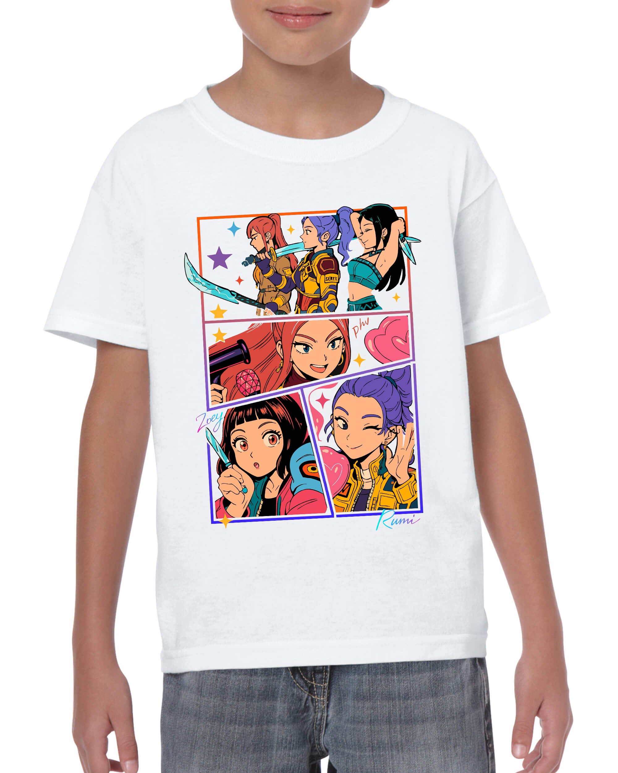 Maglietta delle Huntrix - Mira, Rumi e Zoey v.3
