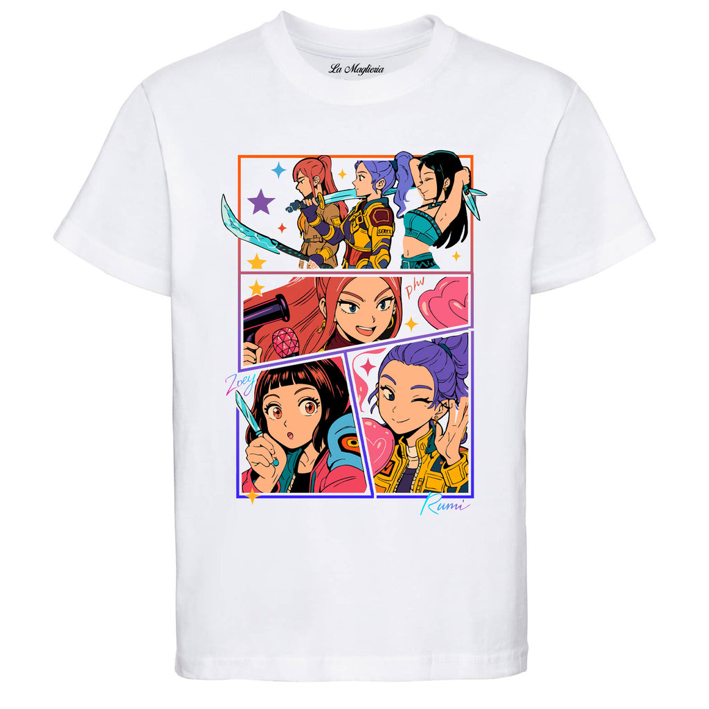 Maglietta delle Huntrix - Mira, Rumi e Zoey v.3