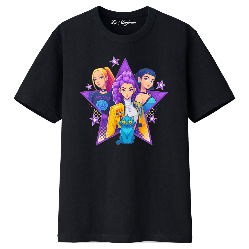 Maglietta delle Huntrix - Mira, Rumi e Zoey v.5